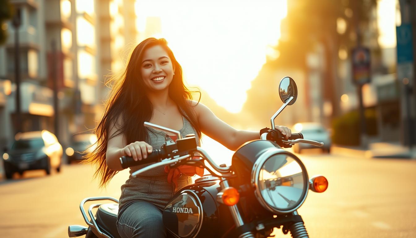 Lisa BLACKPINK Bagikan Momen Naik Honda BeAT Karbu