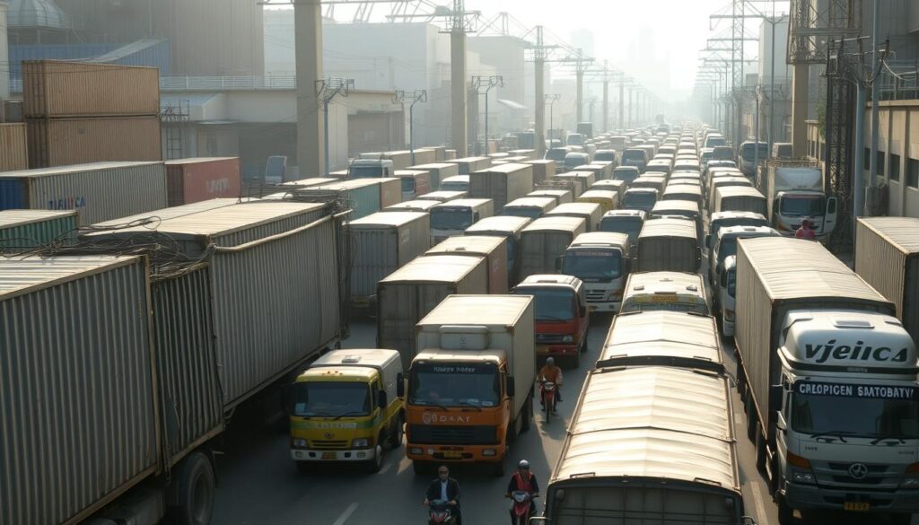 kemacetan di Tanjung Priok