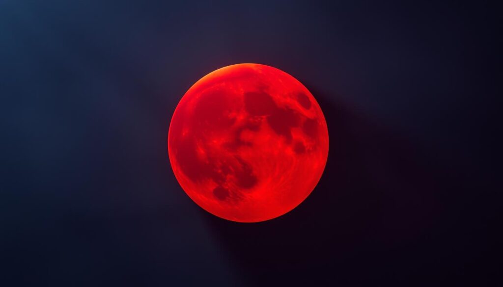 Warna Merah Bulan